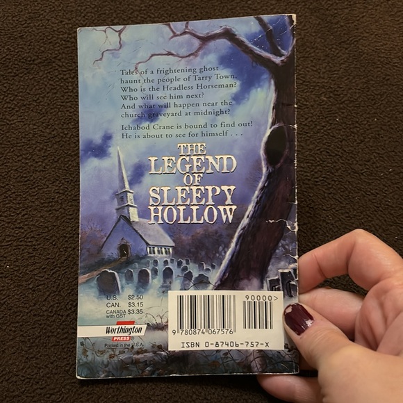 The legend of sleepy hollow paperback book by Washington Irving - Picture 2 of 4